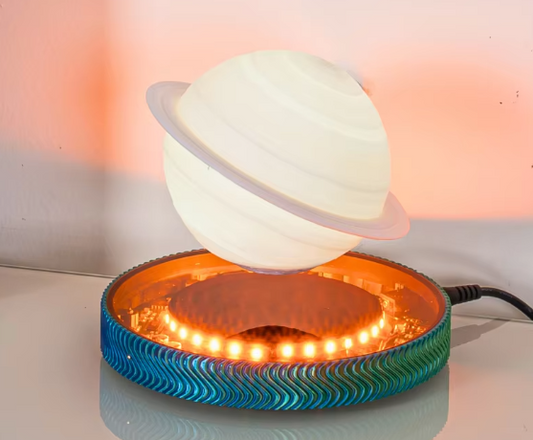 Lámpara Saturno levitante 3D